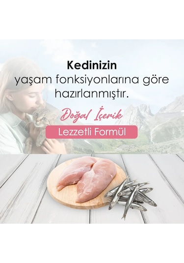 Catplus Tavuklu Hamsili Yavru Kedi Maması 1500 G