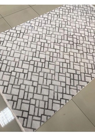 Padişah Halı Sümela 64251 096 Serisi Akrilik Salon Oturma Yatak Odası Halısı Gri