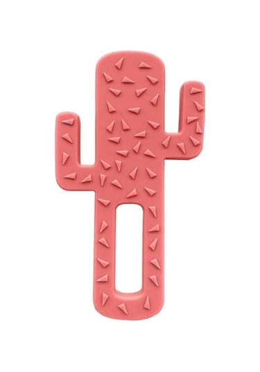Oioi Silikon Kaktüs Diş Kaşıyıcı - Bordo