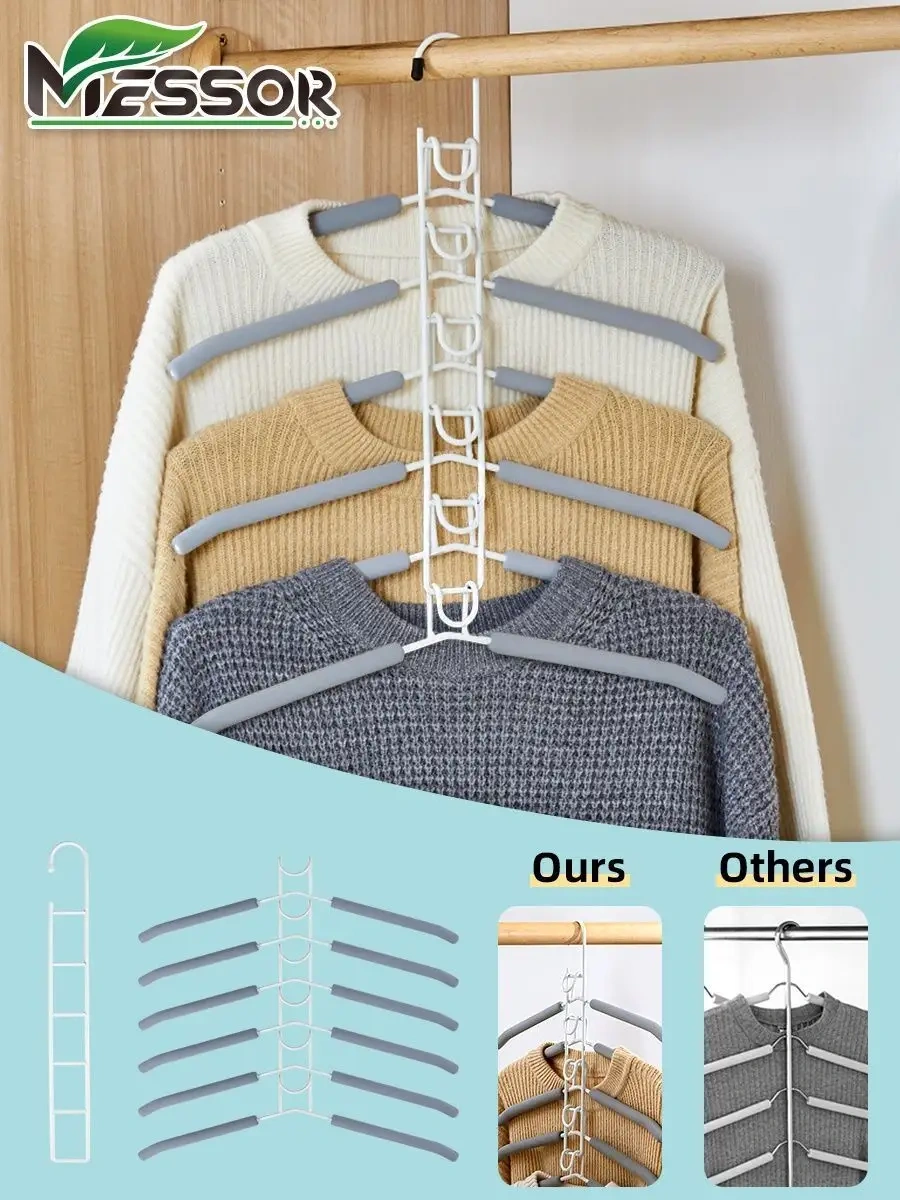 Messor 6 Parçalık Gri Askılık Seti 79602124 Beyaz