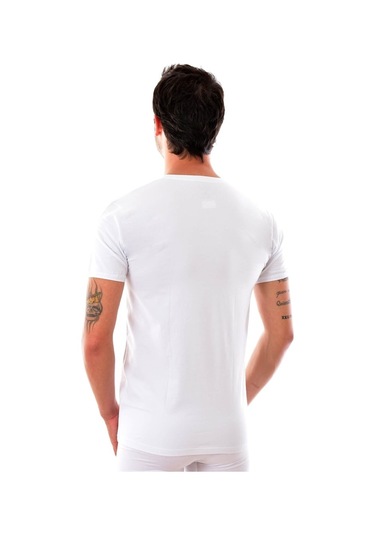 Elit 1003 Erkek Modal Elasthan Fanila Beyaz Beyaz