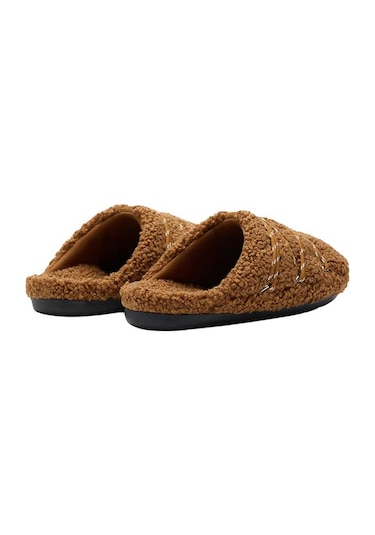 M008 Cognac Bot Erkek 80d2410040-m008 Moon Boot Mb Teddy Slıpper Cognac Kırmızı