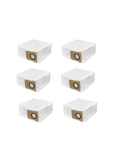 Eastmeeetwest--xiaomi Dreame X20 Pro/x20 Pro Plus Robot Süpürge Toz Torbası Yedek Parçaları Için 6 Adet