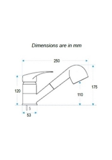 Marin Kromaj Spiral Hortumlu Baslıklı Musluk - Tekne Yat Karavan