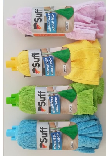 Suff 2 Adet Suff Mikrofiber Havlu Mop Large