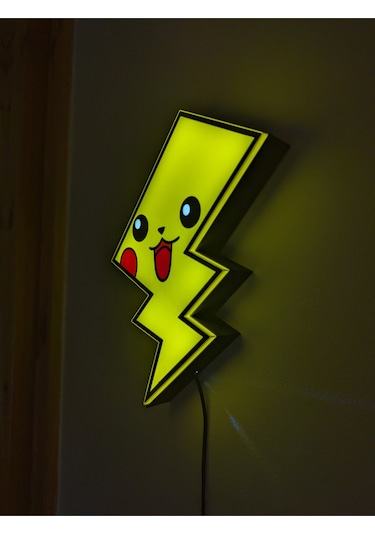 Sincara Home Pikachu Figürlü Gece Lamba Lightbox Sarı