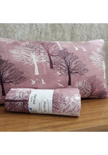 Üntaş Life Çift Kişilik Lastikli Çarşaf + Yastık Kılıfı Pembe 2 Adet Pembe