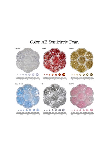 Nail Art İnci Dıy Reçine - Pembe