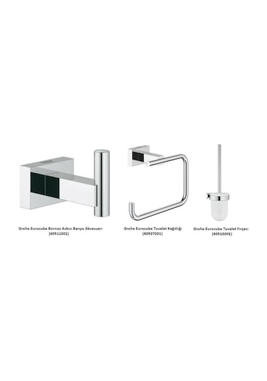 Grohe Eurocube 3'lü Aksesuar Seti