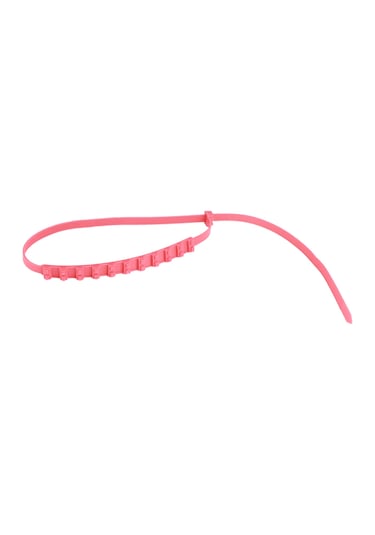 Konesam Kırmızı Nilon Araba Lastik P防滑 Zinciri - Evrensel Araçlar İçin, Kolay Kurulum, Yağmurlu/karlı Günlerde Kayma Engeli, 10 Adet Paket