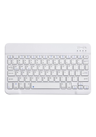 Tablet Telefon İçin Kare Tuş Bluetooth Klavye - Fc755 Beyaz