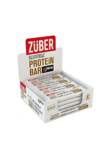 Züber Bademli & Kuru Meyveli Glutensiz Protein Bar 12 x 35 G