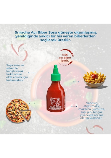 Uni-Eagle Sriracha Acı Biber Sosu 230 G