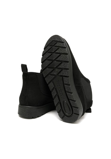 Bot Kadın 45 U33 Vx Fly Flot Cloth Woman Ankle Boot Black Siyah