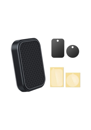 Sones Düz Yapışkanlı Manyetik Araba Cep Telefonu Navigasyon Tutucu Gri