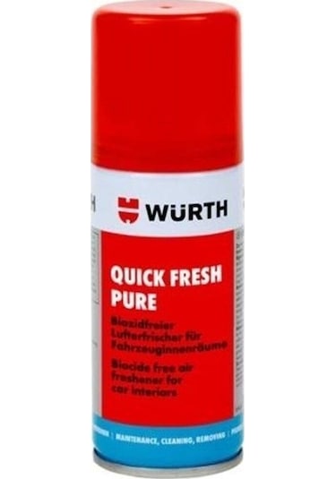 Würth Quick Fresh Araç Içi Tazeleme Sprey Kötü Koku  100 Ml