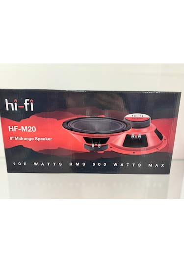 Hifi Midrange Hf M20 Oto Araç Uyumlu 20 Cm Midrange Hoparlör