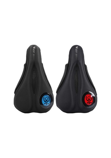 Flybuy Yumuşak Yol Yastığı Sürüş Sele Renkli Rahat Pedi Koltuk Koltuk Kaymaz Kapağı Kapağı Jel Ekipmanları Dağ Çok Bisikleti Bisikleti Bisiklet Bisiklet Aksesuarları Wj Çok Renkli