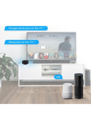 Shineyee Akıllı Wifi Uzaktan Kumanda - Sıcaklık Ve Nem Ölçer İle Ev Otomasyonu Kara