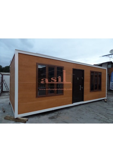 21 M² 1+1 Dış Ahşap Desenli Betopan İç Pvc Lambiri Konut
