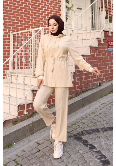 Ribana Detaylı Takım Bej Bej