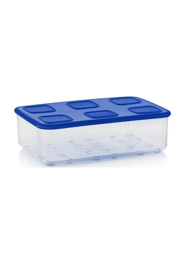 Tupperware Şeffaf Kap 1.62L Lacivert