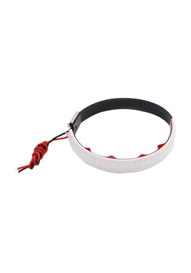 Suntek Dc12 V Amber Led Motosiklet Çatalı Dönüş Sinyalleri Şerit Işık Lambası Su Geçirmez