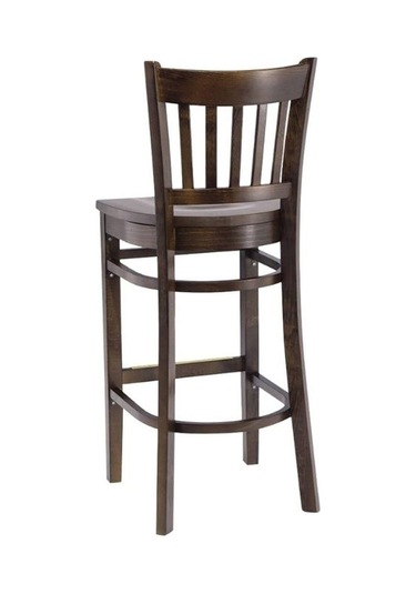 Roma Ahşap Bar Sandalyesi Ceviz
