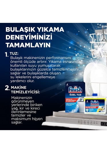 Finish Bulaşık Makinesi Parlatıcı & Kurutucu Limonlu 800 ml X 2