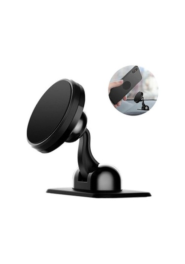 Manyetik Telefon Araç Tutucu 360 Dönebilen Manyetik Cep Telefonu Tutucu Araç Gösterge Paneli İçin Eller Serbest Telefon Manyetik Tutucu