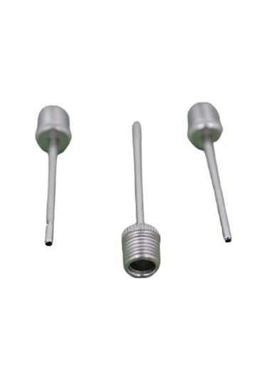 Sıladanal Pompa İğne Başlık Seti Top Bisiklet Lastiği Şişirme İğneleri Siyah