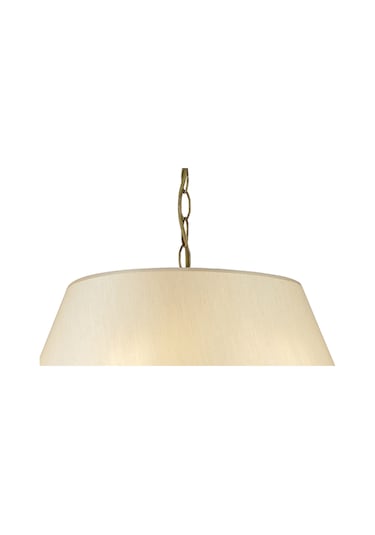 Lampaluce Teodora Modern Şapkalı Klasik Sarkıt Avize Tasarımı 6'lı Sarı 50cm Eskitme