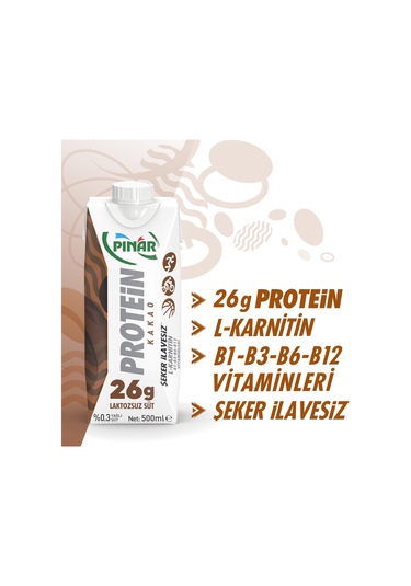 Pınar Protein Kakaolu Süt 5 x 500 ML