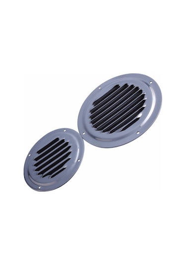 Tekne Yuvarlak Havalandırma Paslanmaz Krom 125mm