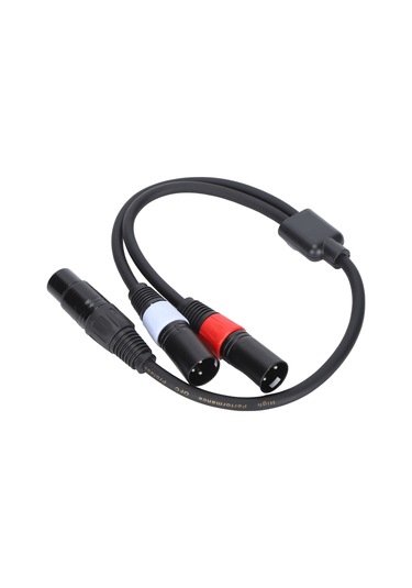Yaleker Jorındo 5-pin Xlr Dişi İle Çift 3-pin Xlr Erkek 0.5m Ses Kablosu - Gürültüsüz İletim, Stüdyo/live Performans Uyumlu Jd6076