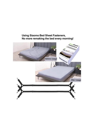 Beyaz Ayarlanabilir Yatak Çarşaf Askıları Çapraz Raptiye Yatak Örtüsü Klipsleri Askılar Tutucular Ev Tekstili Organize Aletler