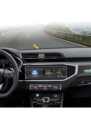 Skycity Araç Radyosu Bluetooth 5.1, Aı Sesli Asistan, Mp3/flac Çalar, 4x55w Güç, 12v, Usb Şarj, Telefon Çağrı Desteği, Uygulama Kontrolü Pil Yok