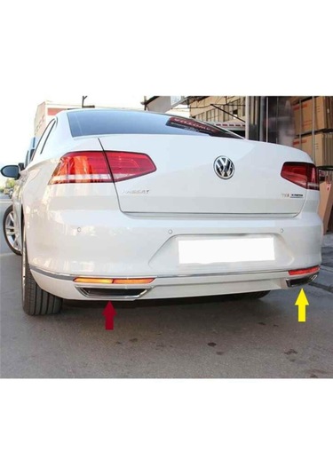 Passat B8 Egsoz Krom Çerçevesi 2 Parça 2015 2016 2017 2018 2019 1