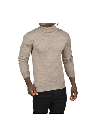 Deepsea Erkek Vizon Zigzag Desenli Tam Balıkçı Yaka Dar Kesim Boğazlı Triko Kazak 2505497 Vizon Deepsea Erkek Vizon Zigzag Desenli Tam Balıkçı Yaka Dar Kesim Boğazlı Triko Kazak 2505497 Vizon