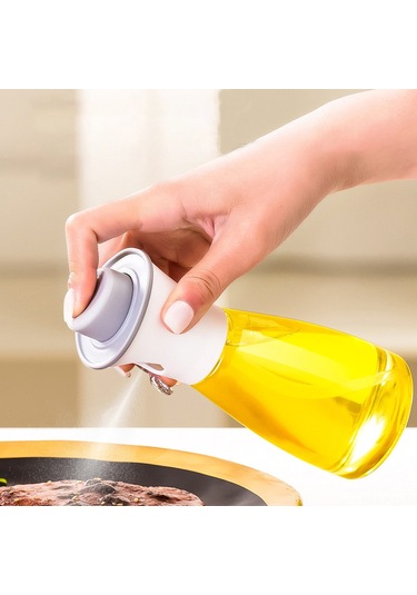 Gajeena Mutfak İçin Pp Materyal 180ml Açık Renkli Yağ Sprey Botu, Toz Koruyucu, Kaymazsız Taban, Hassas Kontrol, Anti-sızıntı Çok Renkli
