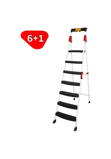 Master 504363 Premium Profil Merdiven 6+1 Basamak 145cm