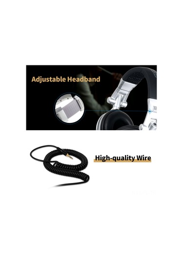 Lemestar Senıcc St-80 Profesyonel Dj Kulaklığı - 50mm Sürücü, 3.5mm/6.5mm Adaptörlü, Yüksek Ses Kalitesi