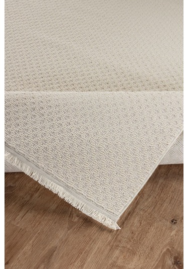 Bukleli Yumuşak Shaggy Modern Halı Yolluk Oturma Odası Salon Koridor Çocuk Odası Mutfak Halısı Krem