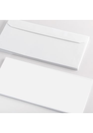 Silikonlu Düz Diplomat Zarf 1000 Adet 10.5 x 24 CM 110 G