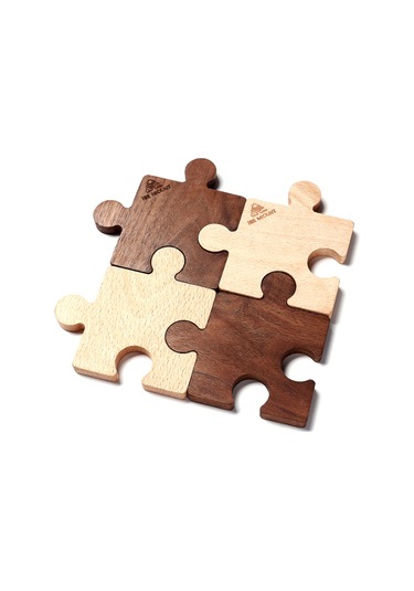 Skycıty Açık Hava Kamp Ahşap Bardak Altlığı Kayın Ceviz Isı Yalıtımı Bardak Altlığı Dekupaj Şekilli Bardak Altlığı Ahşap Çay Fincanı Tutucu Çok Renkli