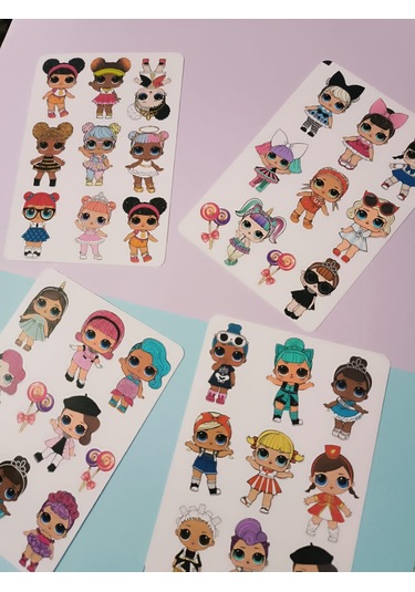 Lol Bebek Etiket Sticker Set