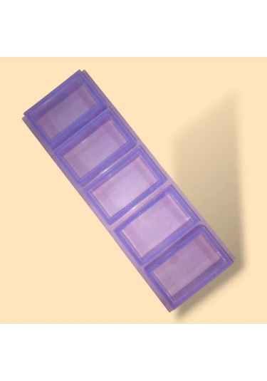 Reçine Epoksi Sabun Mum Silikon Kalıp 8x4x2 Cm Kod:58