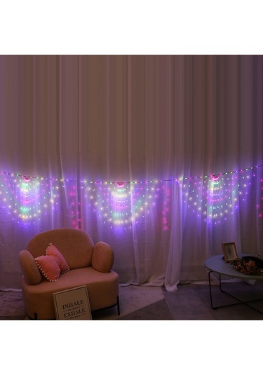 Sones Tavuskuşu Işıkları Led Balık Ağı Işıkları Açık Hava Su Geçirmez Işık Dizisi Tatil Dekorasyon Işıkları, Ab Fişi Renkli Işık Diğer