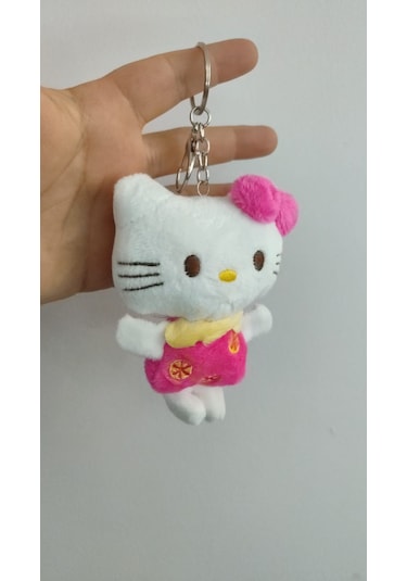 Hello Kitty Peluş Anahtarlık Çanta Aksesuar Boyut:12cmm Çok Renkli