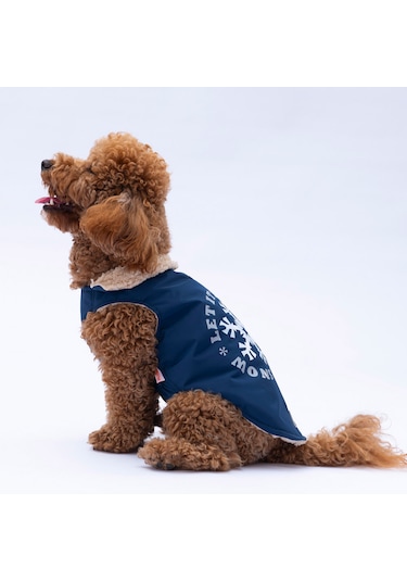Pawstar Kürklü Lacivert Kedi Köpek Yelek